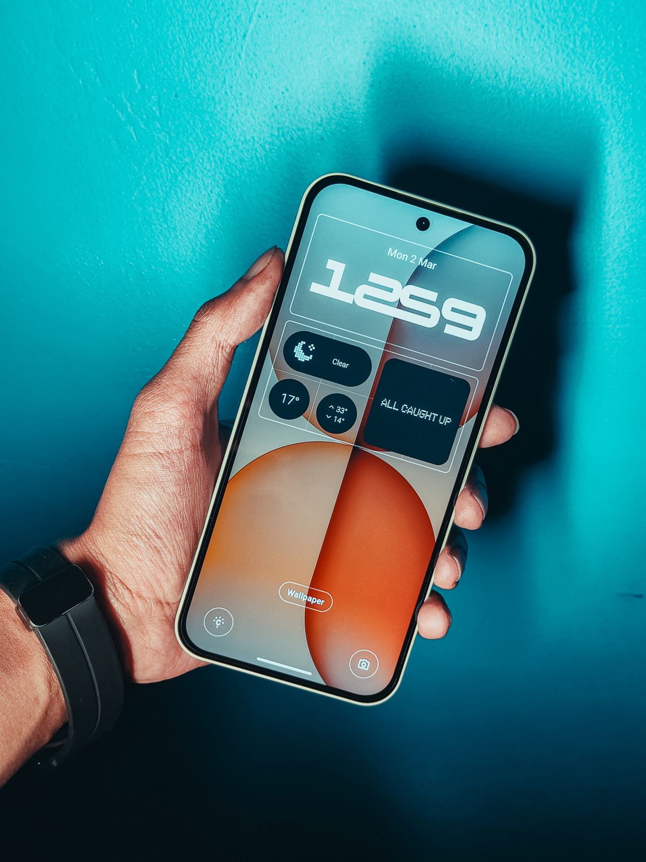 Aplicativo real em smartphone